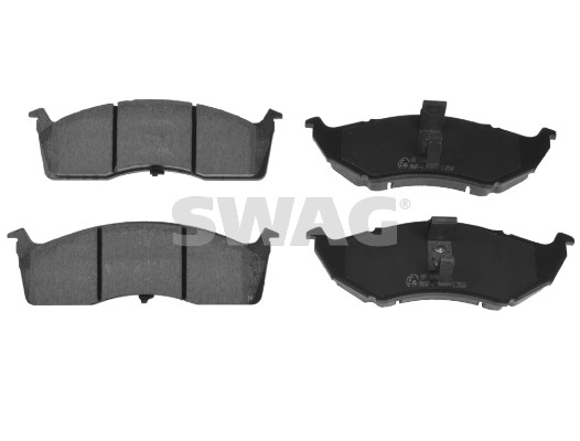 Brake Pad Set, disc brake - 33 10 0188 SWAG