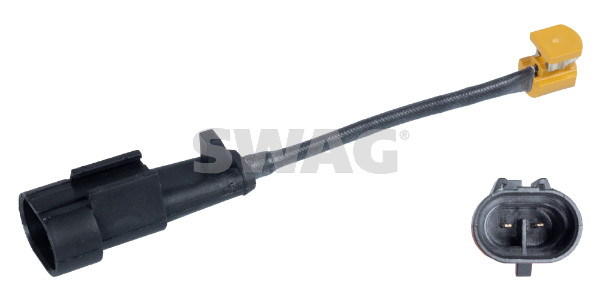 Warning Contact, brake pad wear - 33 10 2499 SWAG