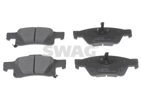 Brake Pad Set, disc brake - 33 10 2657 SWAG