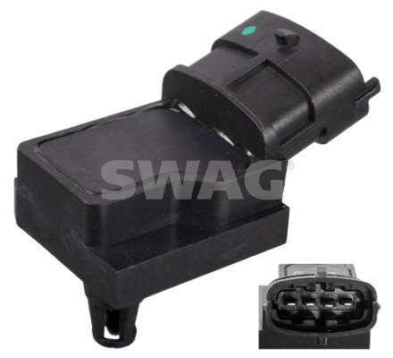 Sensor, intake manifold pressure - 33 10 3730 SWAG