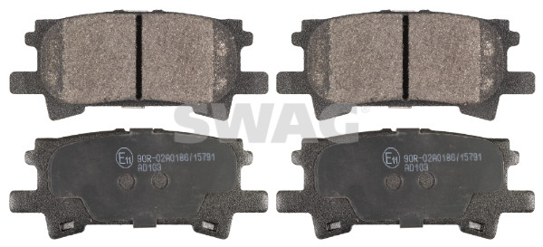 Brake Pad Set, disc brake - 33 10 5442 SWAG