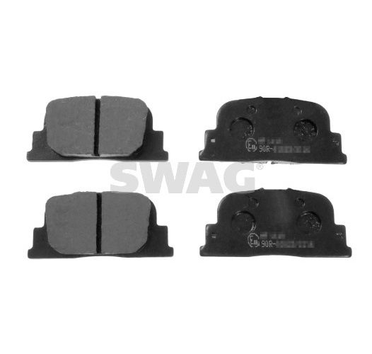Brake Pad Set, disc brake - 33 10 6372 SWAG