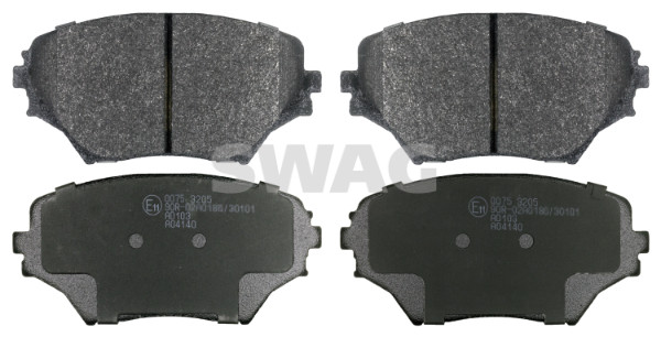 Brake Pad Set, disc brake - 33 10 6578 SWAG