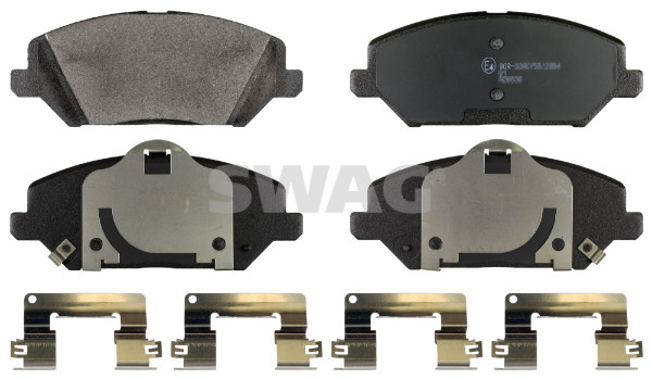 Brake Pad Set, disc brake - 33 10 7187 SWAG