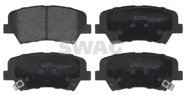 Brake Pad Set, disc brake - 33 10 7626 SWAG