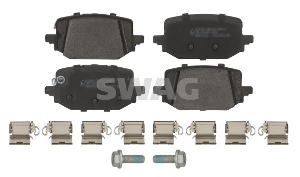 Brake Pad Set, disc brake - 33 10 9318 SWAG