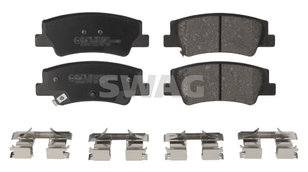 Brake Pad Set, disc brake - 33 11 0384 SWAG