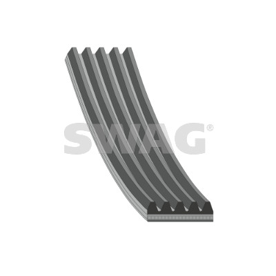 V-Ribbed Belt - 40 92 8863 SWAG
