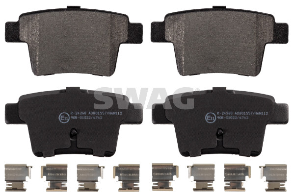 Brake Pad Set, disc brake - 50 91 6571 SWAG