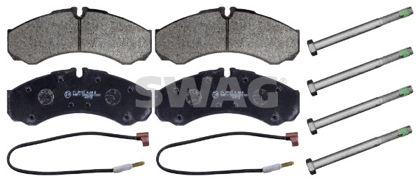 Brake Pad Set, disc brake - 60 11 6193 SWAG