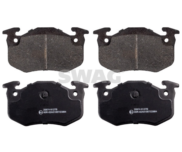Brake Pad Set, disc brake - 60 91 6189 SWAG