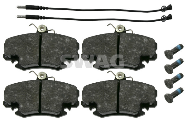 Brake Pad Set, disc brake - 60 91 6191 SWAG