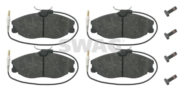 Kit pastiglie freno, Freno a disco - 62 91 6257 SWAG