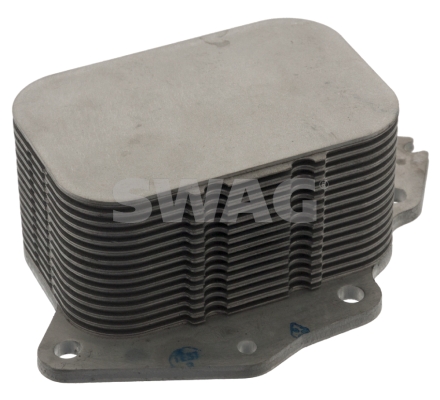 Oil Cooler, engine oil - 64 10 0545 SWAG