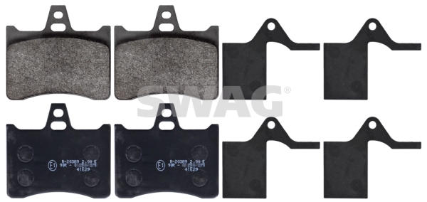 Brake Pad Set, disc brake - 64 11 6035 SWAG