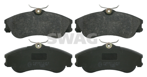 Brake Pad Set, disc brake - 64 91 6421 SWAG