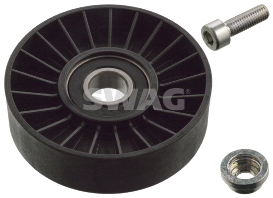 Deflection/Guide Pulley, V-ribbed belt - 70 03 0028 SWAG