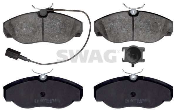 Brake Pad Set, disc brake - 70 91 6391 SWAG
