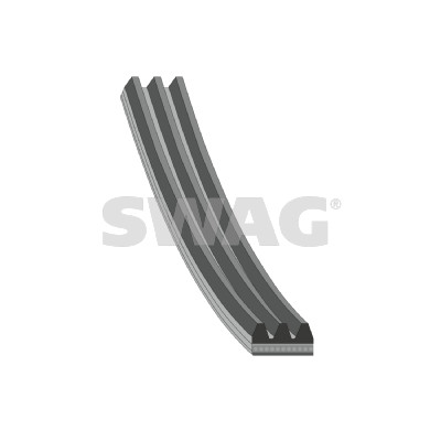 V-Ribbed Belt - 70 92 8741 SWAG
