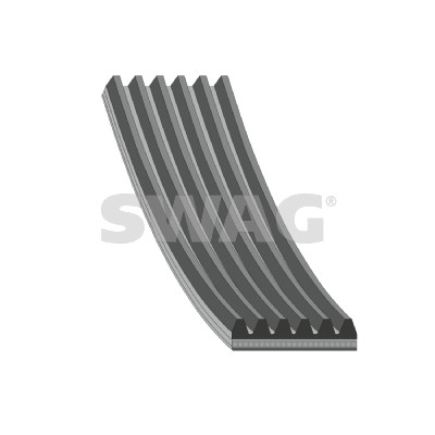 V-Ribbed Belt - 70 93 9787 SWAG