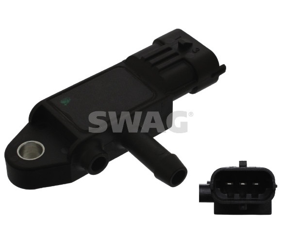 Sensor, exhaust pressure - 70 94 4337 SWAG