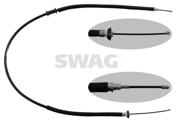 Cable, parking brake - 70 94 9619 SWAG