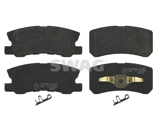 Brake Pad Set, disc brake - 80 91 6583 SWAG