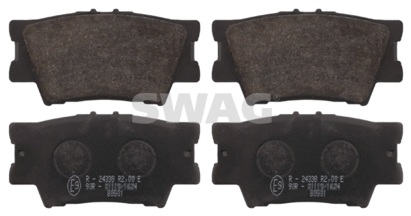 Brake Pad Set, disc brake - 81 91 6651 SWAG
