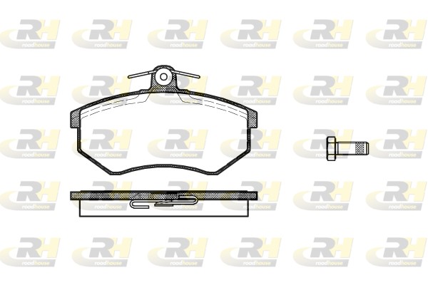 Brake Pad Set, disc brake - 2134.10 ROADHOUSE