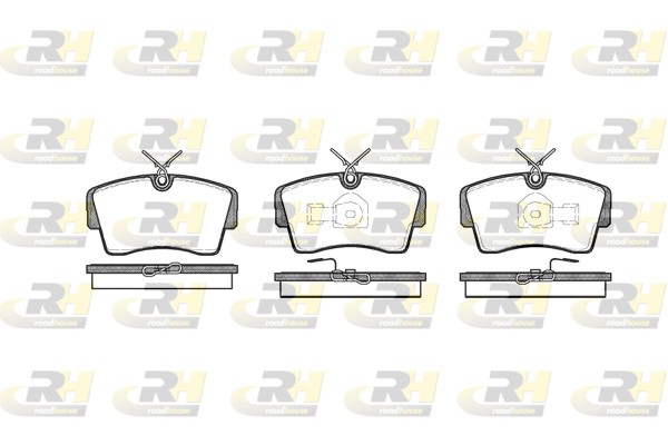 Brake Pad Set, disc brake - 2173.00 ROADHOUSE