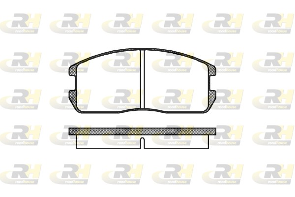 Brake Pad Set, disc brake - 2175.00 ROADHOUSE