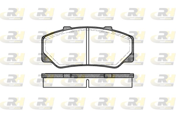 Kit pastiglie freno, Freno a disco - 2176.00 ROADHOUSE