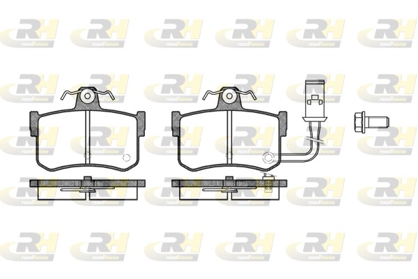 Brake Pad Set, disc brake - 2251.01 ROADHOUSE