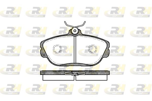 Brake Pad Set, disc brake - 2453.00 ROADHOUSE