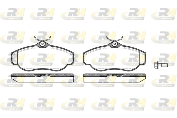 Brake Pad Set, disc brake - 2576.00 ROADHOUSE