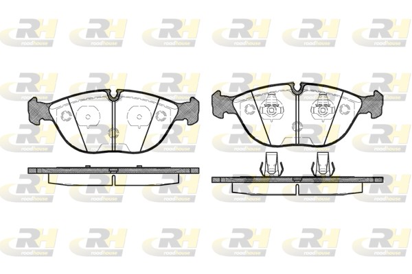 Brake Pad Set, disc brake - 2597.00 ROADHOUSE