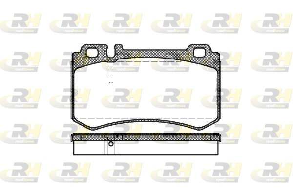 Brake Pad Set, disc brake - 2993.00 ROADHOUSE