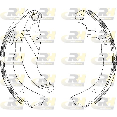 Brake Shoe - 4073.00 ROADHOUSE