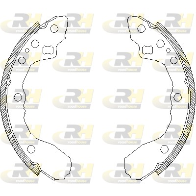 Brake Shoe - 4344.00 ROADHOUSE