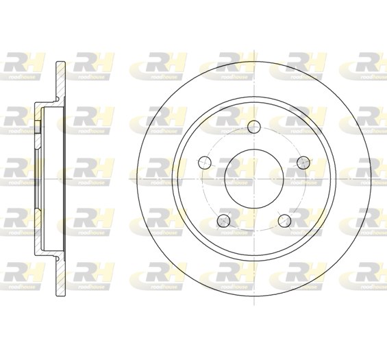 Brake Disc - 6147.00 ROADHOUSE