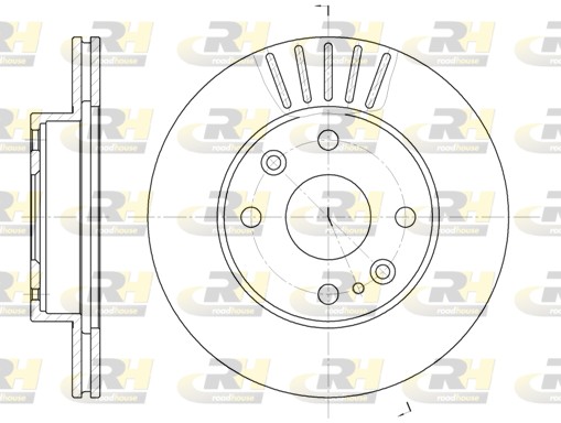 Brake Disc - 6386.10 ROADHOUSE