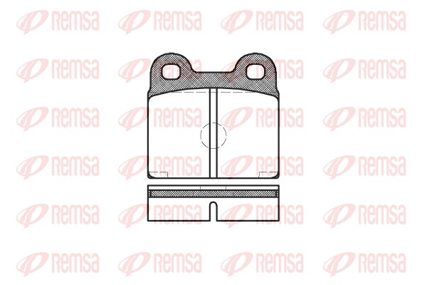 Brake Pad Set, disc brake - 0007.20 REMSA