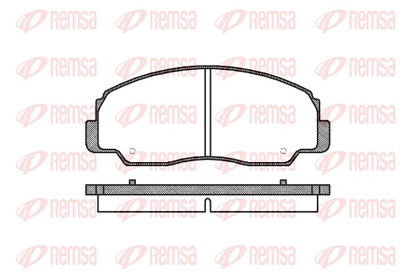 Brake Pad Set, disc brake - 0178.20 REMSA