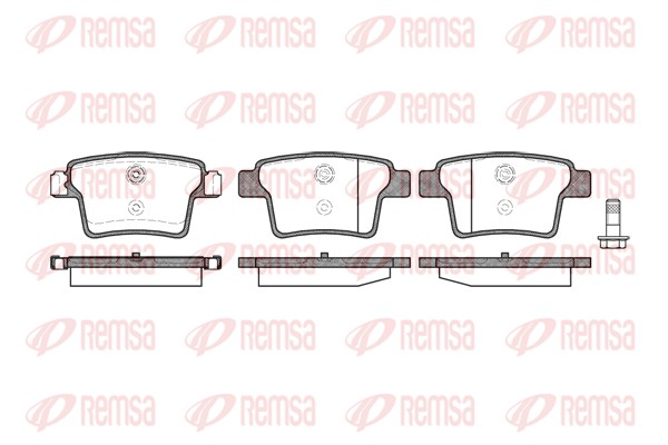 Brake Pad Set, disc brake - 1149.10 REMSA
