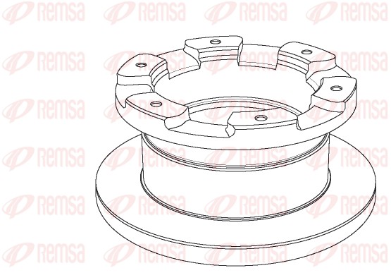 Brake Disc - NCA1181.10 REMSA