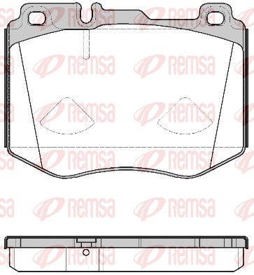 Brake Pad Set, disc brake - 1604.00 REMSA