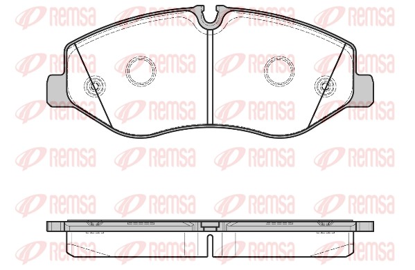 Brake Pad Set, disc brake - 1623.00 REMSA