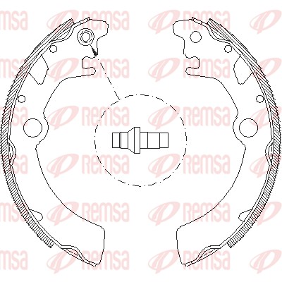 Brake Shoe - 4116.00 REMSA