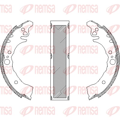 Ganascia freno - 4160.01 REMSA