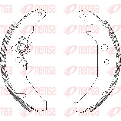 Brake Shoe - 4185.00 REMSA